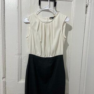 Brooks Brothers Sleeveless dress – Heather Grey / White – Size 4